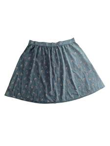 Sz 18: JESSY TEAL  BLOSSOM SKIRT | 2x