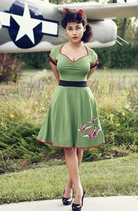 Sz 14: SOURPUSS PLANE DRESS | 14