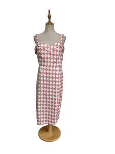 KIANA HARLEQUIN PENCIL DRESS | 14