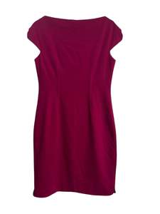 Sz 14: T TAHARI FUSHIA PENCIL DRESS SZ 14