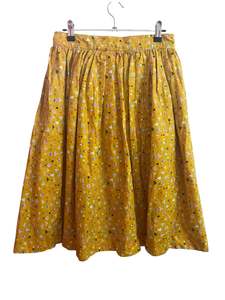 HEARTS & FOUND MUSTARD SKIRT | 10