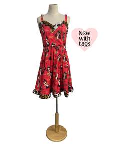 Sz 10: SOURPUSS KITTY DRESS | M10