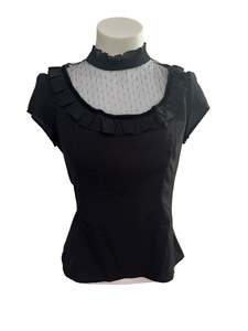 Sz 10: SPIN DOCTOR LACE TOP SZ S