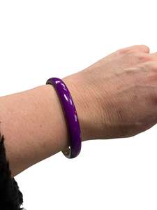 PURPLE ENAMEL BANGLE
