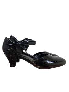 Rewind Shoes: SUGARPOP BLACK KITTEN HEELS | 9