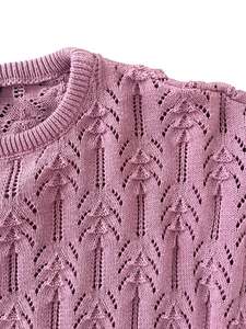 GABLES PINK KNIT TOP | 16