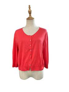 Sz 16: OPTIMUM ORANGE CARDIGAN | 16