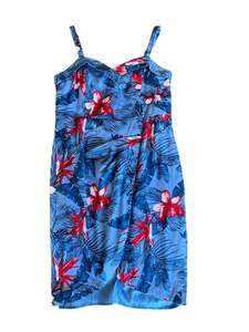 Sz 16: CITY CHIC TROPICAL WIGGLE DRESS SZ S/16