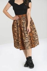 Rewind Skirts: HELLBUNNY TORA TIGER SKIRT | 6-8