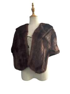 RICH BROWN FUR STOLE