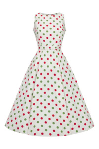 Festive Wear: LADY VINTAGE POLKADOT DRESS | 20