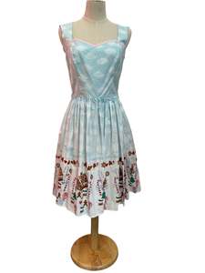 Festive Wear: HELLBUNNY -  GINGERBREAD DRESS sz M/12