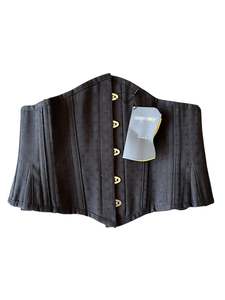 Undergarments: CORSET STORY BLACK WASPIE | 30in