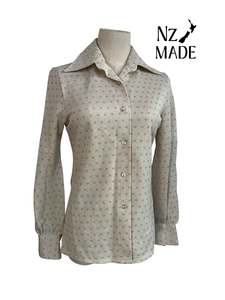 SACHA VANILLA & GOLD 70S SHIRT | 10