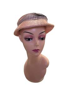 Hats Headwear: PINK FEATHER HAT