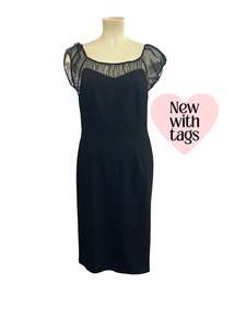 BLACK ALINA PENCIL DRESS | 22