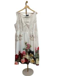 Sz 24: HEARTS & ROSES SUMMER GARDEN DRESS SZ 24
