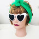 White Heart Sunglasses