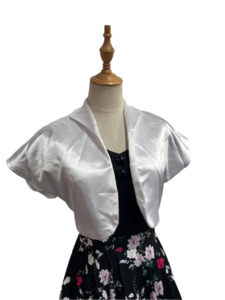 Cardigans: VIVEN OF HOLLOWAY - WHITE SATIN sz 10