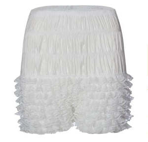 Petticoats: WHITE PETTICOAT PANTS