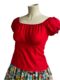 Red Peasant Top