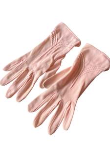 Gloves: MID LENGTH PINK GLOVES | 6.5