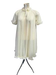 ST MICHEAL YELLOW NYLON GOWN | 34/36