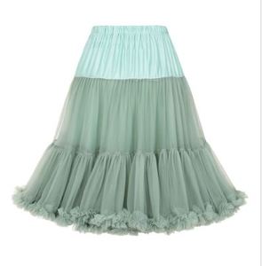 NEW! SAGE GREEN DOUBLE PETTICOAT