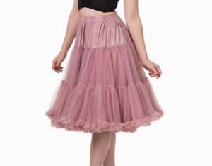 DUSKY PINK DOUBLE PETTICOAT - PREORDER