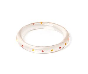 Splendette Jewellery: NARROW CITRUS CLEAR BANGLE