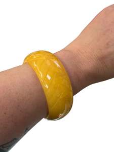 LEMON WIDE BANGLE