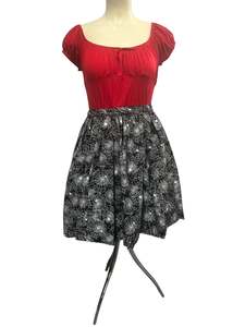 BLACK SPIDERWEB SKIRT  | 20