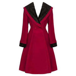 Sz 18: HELL BUNNY RED COAT | 3XL