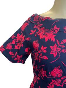 Sz 18: DOLLY & DOTTY NAVY DRESS | 18