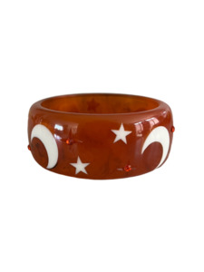 Rewind Necklaces: WIDE HARVEST MOON BANGLE - MAIDEN