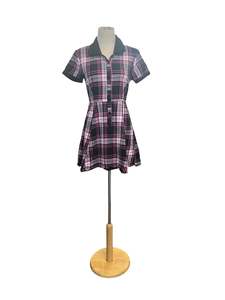Sz8: BLACK FRIDAY PINK TARTAN DRESS | 8