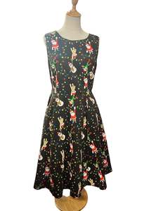 Sz 18: LADY VINTAGE CHRISTMAS DRESS | 18