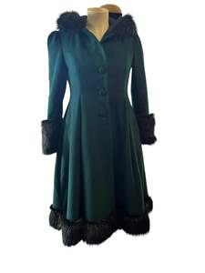 HELL BUNNY EMERALD COAT | L