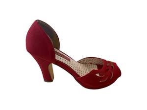 BAIT RED PEEP TOE HEELS | 6