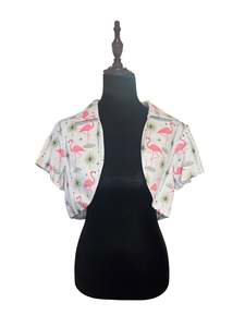 Sz 12: FLAMINGO BOLERO JACKET | 12