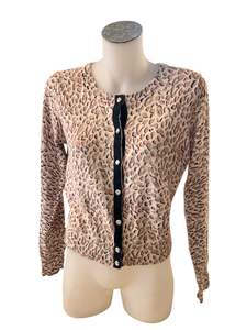 MEMO LEOPARD PRINT CARDIGAN | M