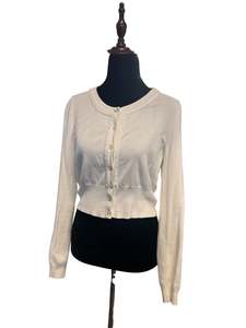 Sz 14: REVIEW WHITE CARDIGAN | 14