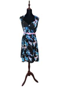 REVIEW PINK & BLUE FLORAL DRESS | 8