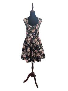 Sz 12: HELLBUNNY DAY OF THE DEAD DRESS | M
