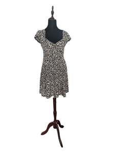 Sz 12: SOURPUSS LEOPARD DRESS | XL-12