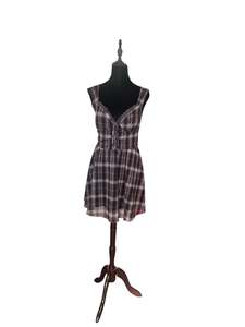 Sz 10: CIDER TARTAN DRESS | S