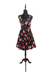 HELLBUNNY FLORAL DRESS | S