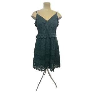 CITY CHIC GREEN LACE DRESS | S/18