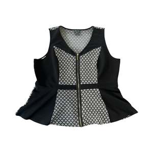 Sz 18: CITY CHIC PEPLUM TOP | XL - 24
