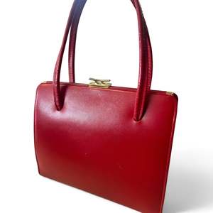 Products: ACKERY RED LEATHER BAG